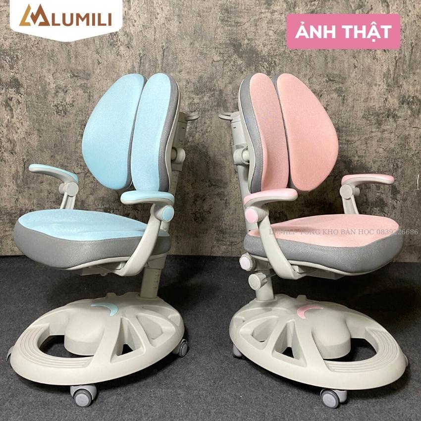 [ Miễn phí vc 100%] bộ bàn học chống gù cao cấp LUMILI 303F bàn học thông minh kèm giá sách cho bé