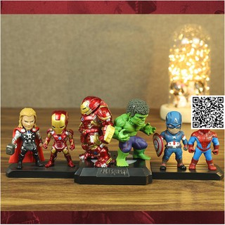 1273 Mô hình Chibi nhiều hình Avengers Civils War, Age Of Ultron - Civil War - Infinity War