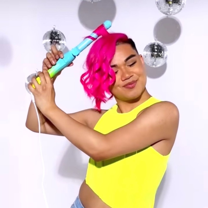 Máy uốn tóc The Beachwaver  B1 OCEAN OMBRE ROTATING CURLING IRON