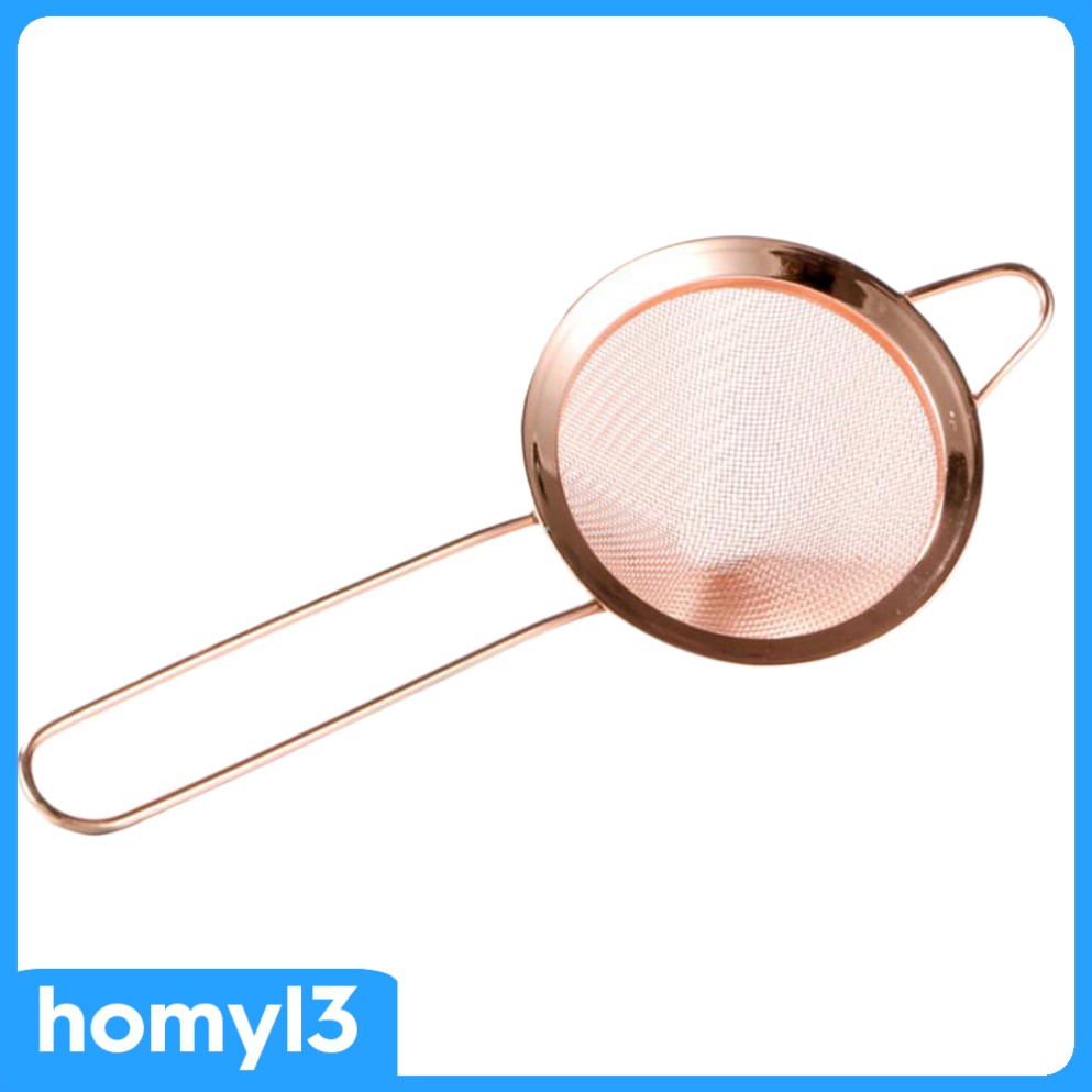 (Kayla 's 3c) 85mm Colander Stainless Steel Cocktail Strainer