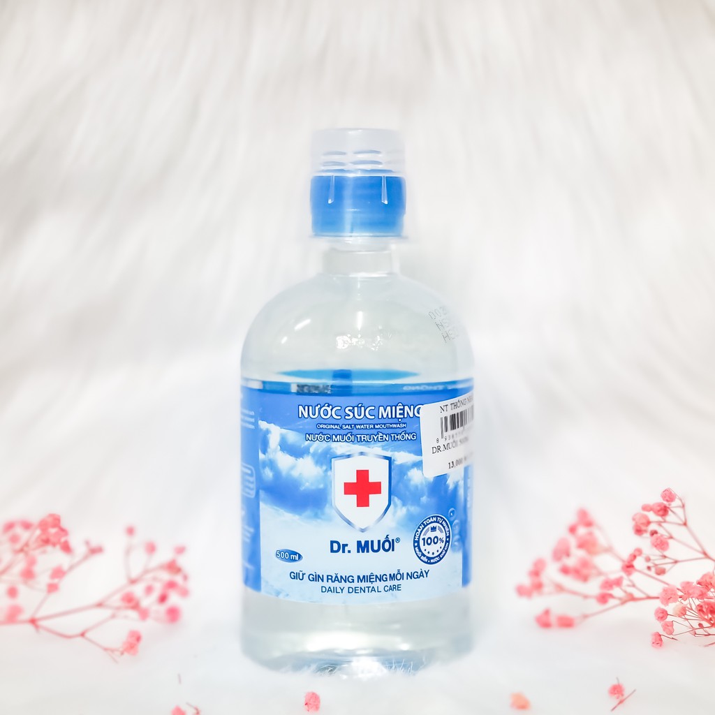 [CHÍNH HÃNG] - NƯỚC SÚC MIỆNG DR MUỐI 500ML