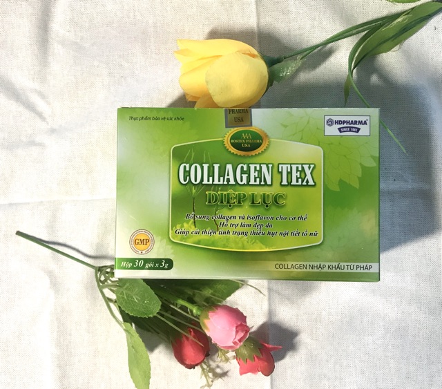 Diệp lục COLLAGEN TEX dạng gói