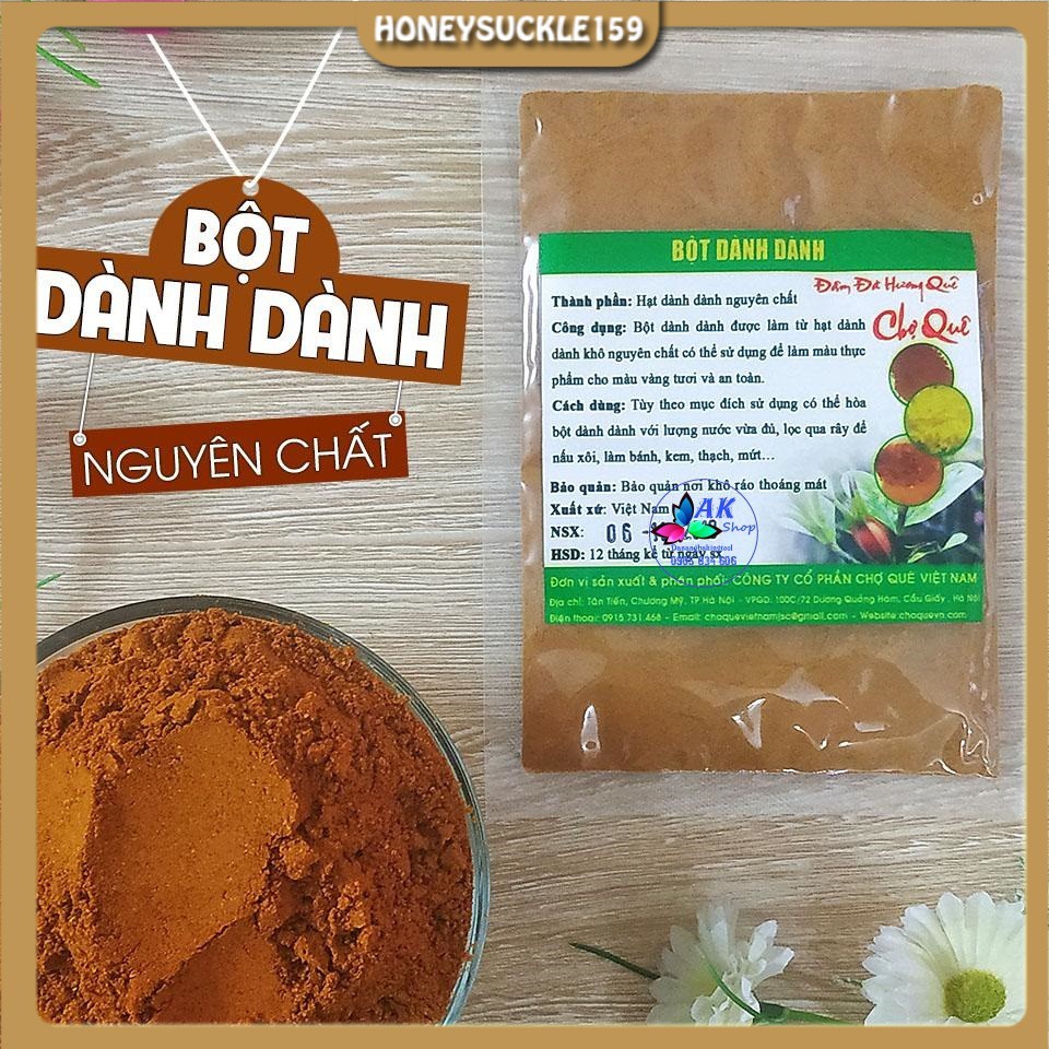 BỘT DÀNH DÀNH NGUYÊN CHẤT TẠO MÂU TỰ NHIÊN( MÀU VÀNG ) 10GR