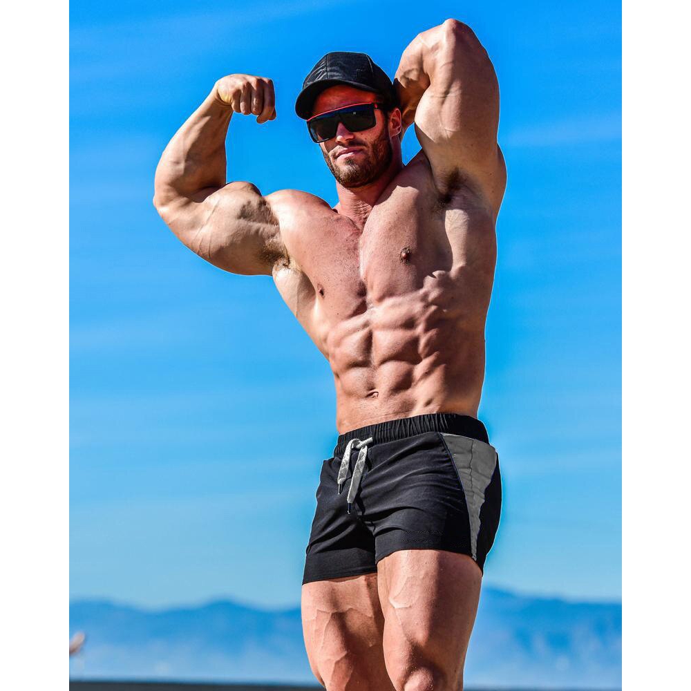 Workout Mesh Male Casual Shorts Gym Men Fashion Brand Breathable Fitness Mens Bodybuilding Comfortable Plus Size Sports Shorts