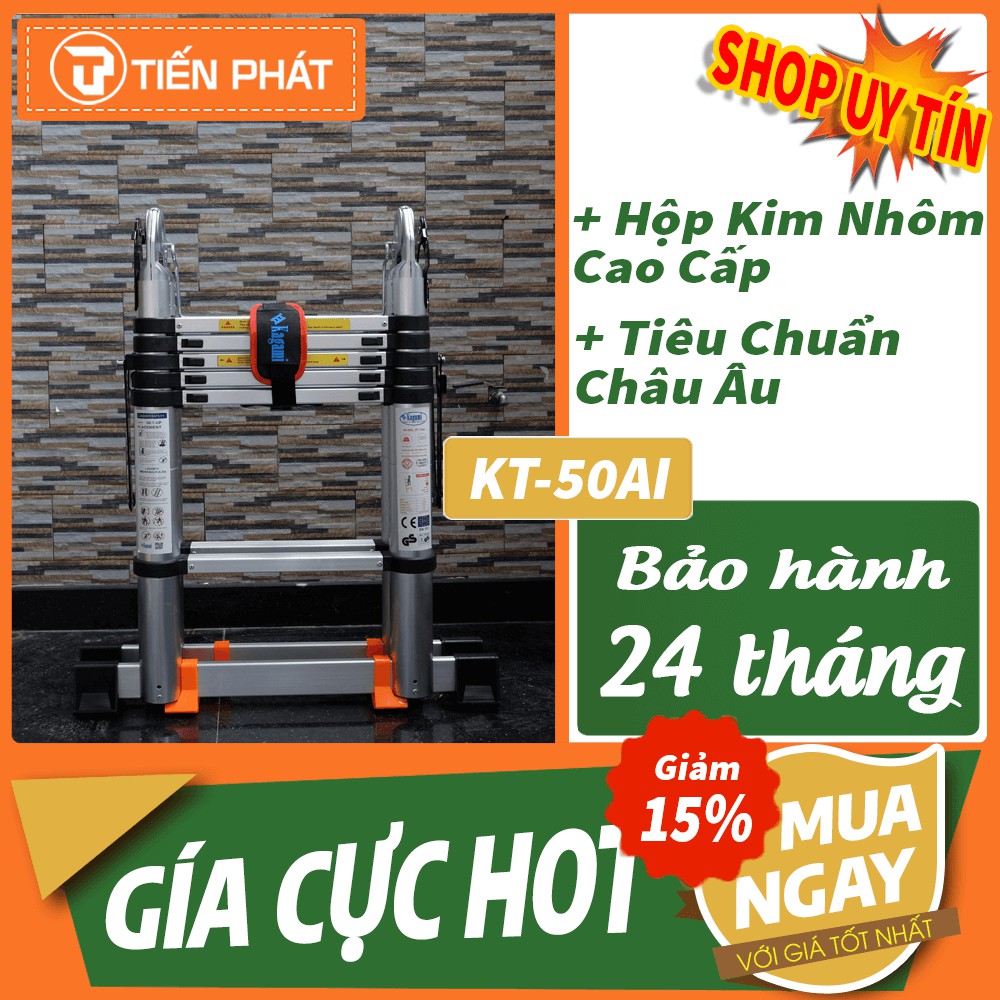 Thang nhôm rút đôi Kagami KT-50AI