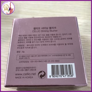PHẤN MÁ HỒNG NGỌC TRAI CELLIO SHINING BLUSHER