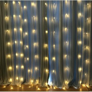Bộ Đèn Led Thả Rèm Mưa Rơi - Đèn Nháy Thả Mành, Trang Trí Cây Đẹp Lung Linh