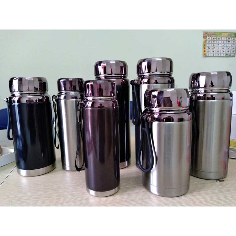 Bình giữ nhiệt nóng lạnh 1000-1200-1500ml inox su 304