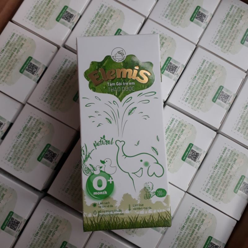 Combo 10 chai elemis - thảo dược tắm bé