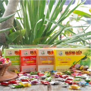 Kẹo dừa Huỳnh Yến ít ngọt-Kẹo dừa thiên nhiên ít đường| Ép máy 400g