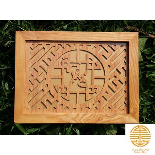Tấm chắn ám khói bàn thờ 41x61cm  [Mẫu Chữ Phúc]