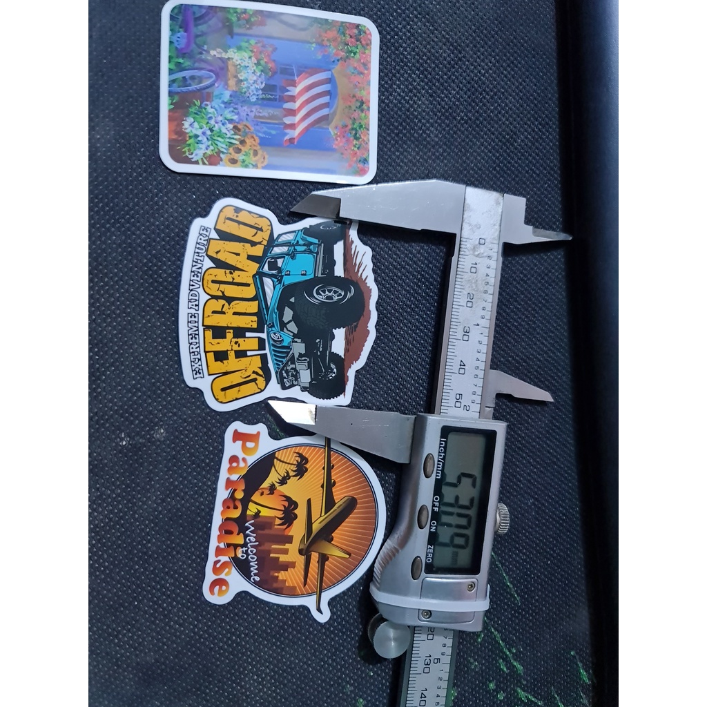 Sticker chủ đề camping hình dán trang trí  phượt du lịch