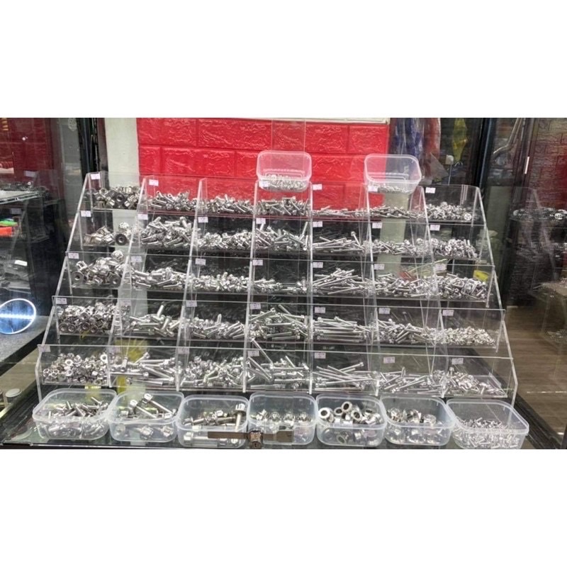 Ốc 8Li Salaya nhiều size gắn nhiều vị trí khác nhau