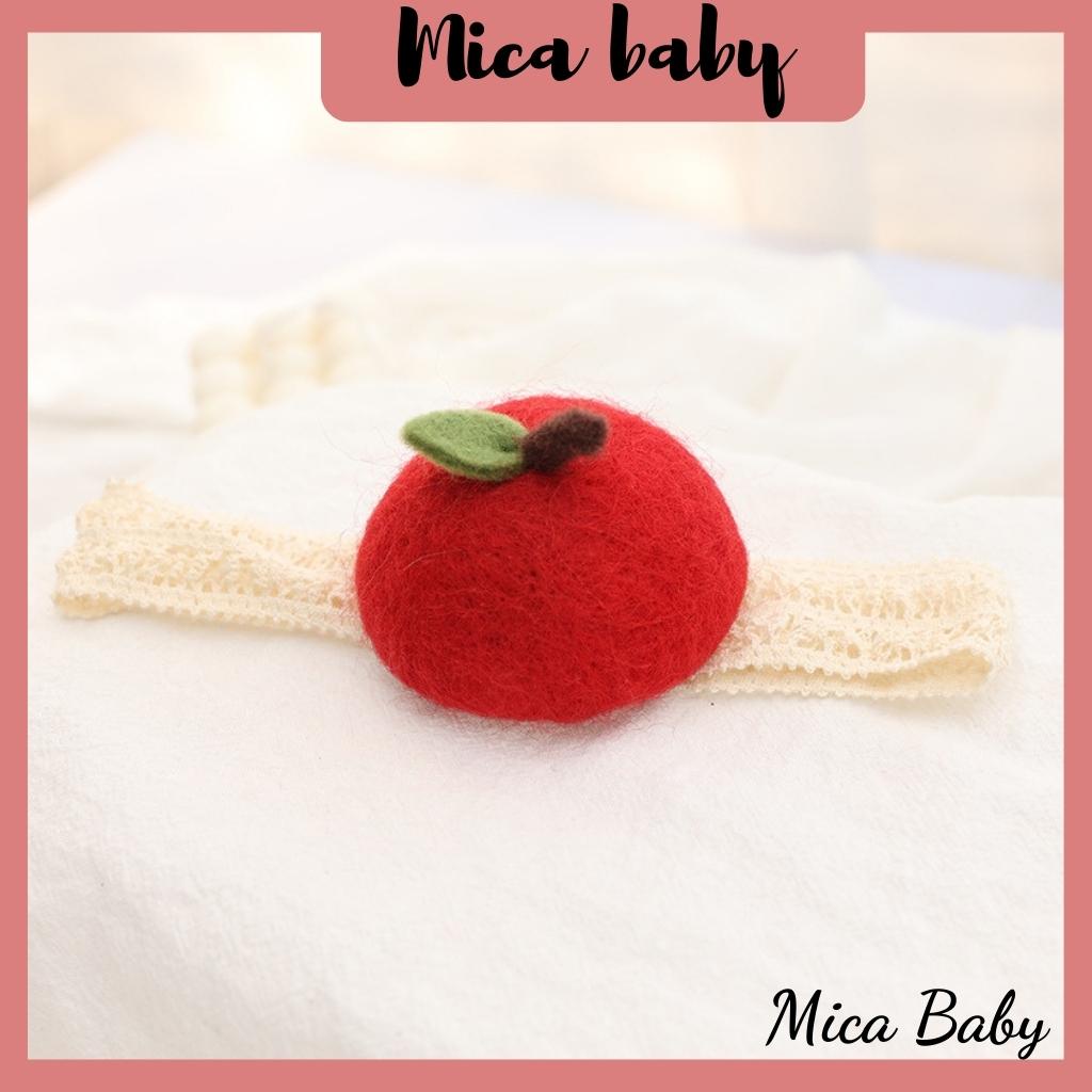 Băng đô turban hình hoa quả đáng yêu cho bé Mica baby BD35