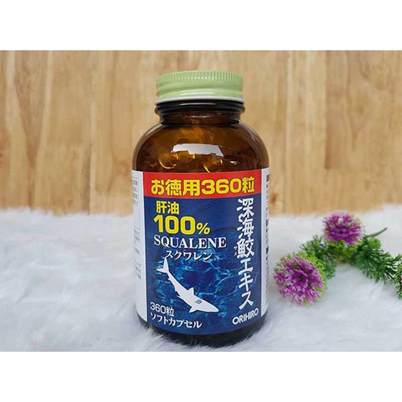 Viên Uống Sụn Vi Cá Mập Orihiro Squalene 360v/390v Nhật Bản