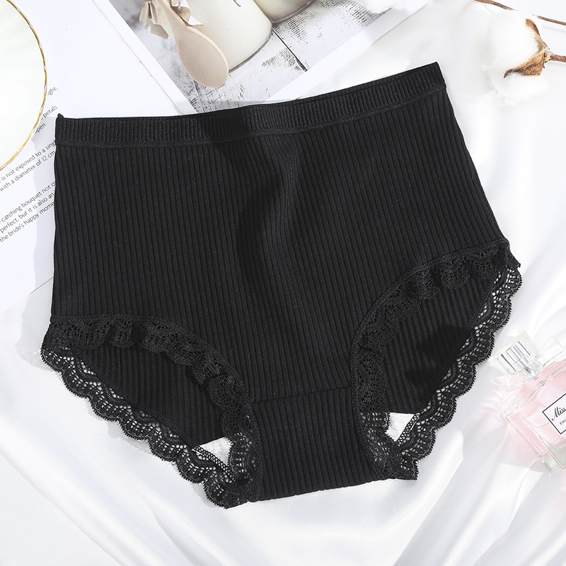 Quần lót LEVAO lưng cao phối ren gợi cảm cho nữ