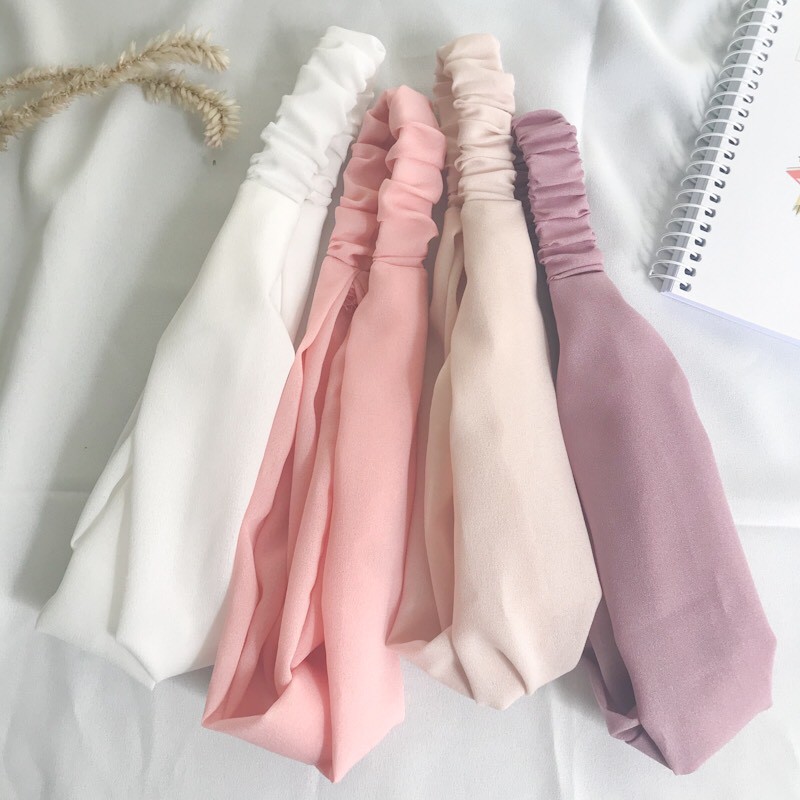 Băng Đô Urban Hàn Quốc Cài Tóc Vải Cao Cấp, Tiện Rửa Mặt, Làm Việc Nhà Cho Nữ Vải Xước Hàn