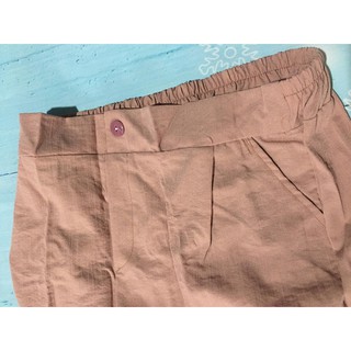 Quần baggy nữ chất đũi cao cấp