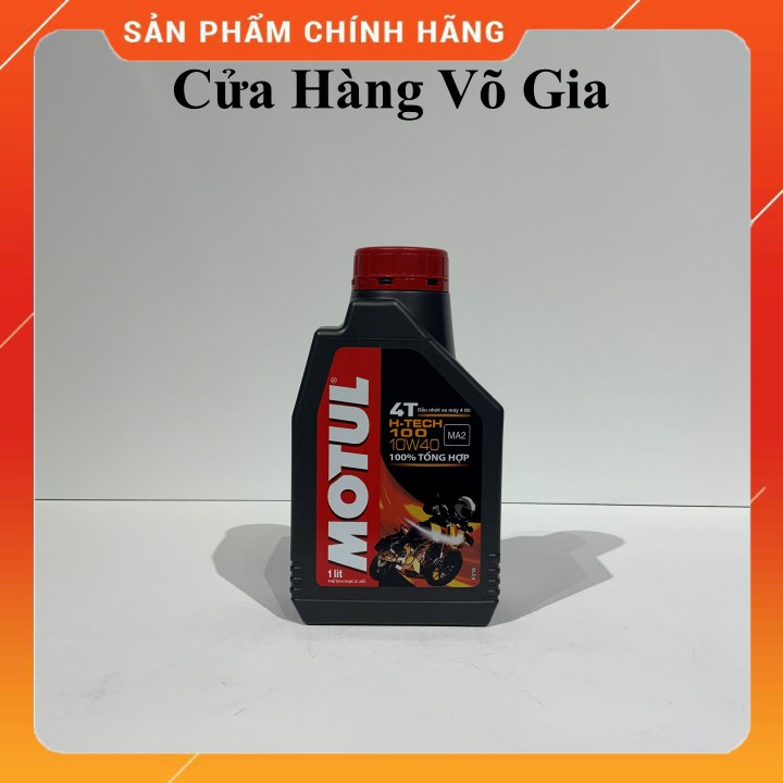 Motul H-Tech 100 10w40 MA2 1L - Nhớt Xe Số Cao Cấp