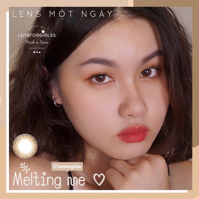 Kính áp tròng một ngày MELTING BROWN của Lensme (1 ngày)