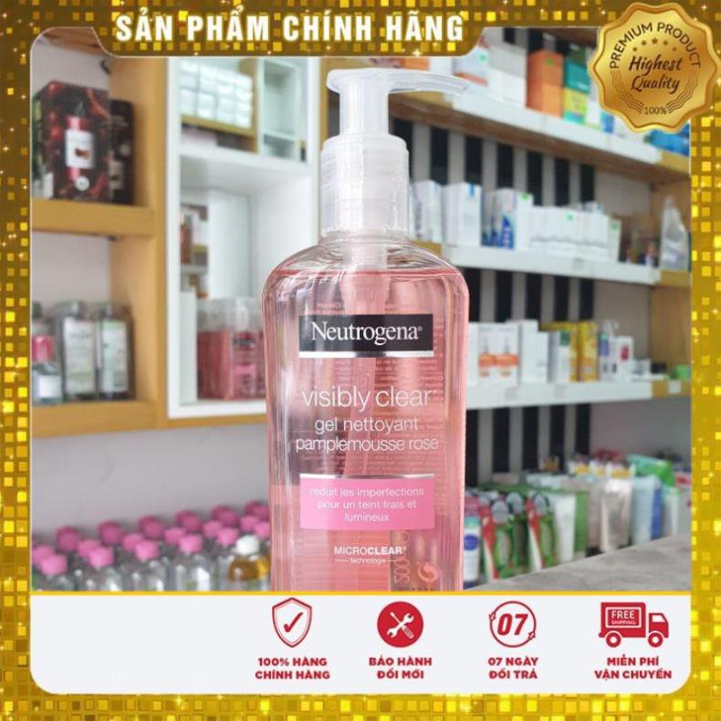 Sữa rửa mặt Neutrogena bưởi hồng làm sáng da