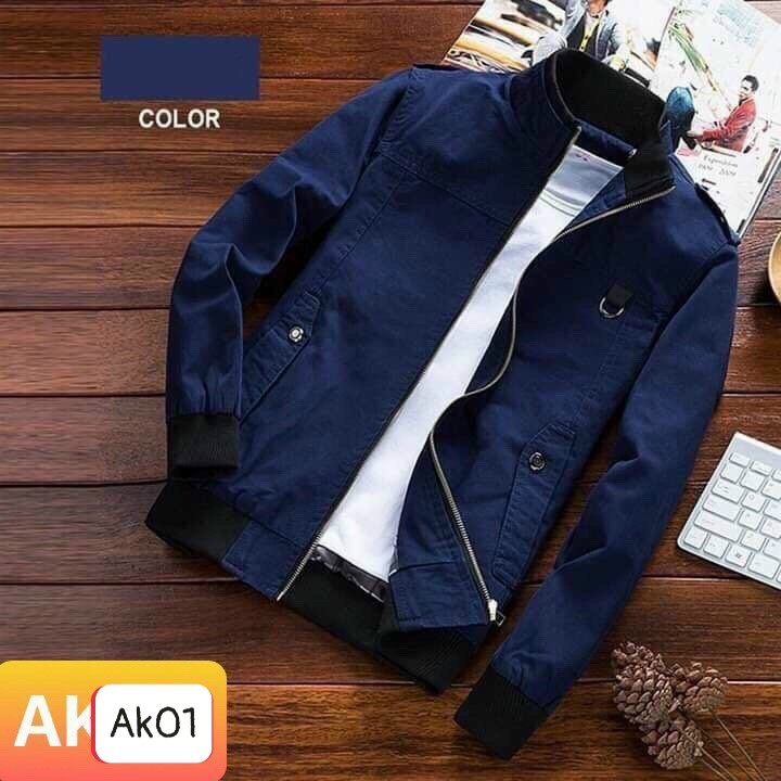 Áo Khoác Nam Cao Cấp 🌟Freeship🌟 Áo Khoác Kaki 2 lớp cao cấp HU171 Cổ Đứng Phong Cách Thời Thượng | BigBuy360 - bigbuy360.vn