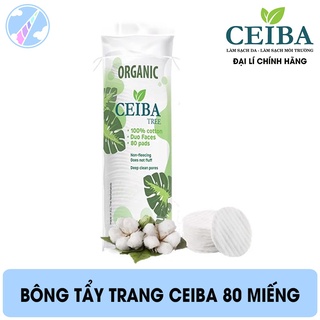 Bông Tẩy Trang Hữu Cơ Organic Ceiba Tree 80 miếng