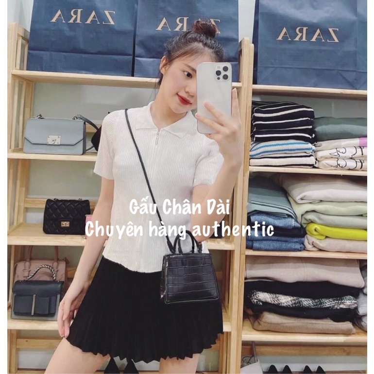 Áo polo trắng nữ