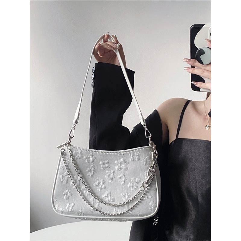 Túi Đeo Vai Vải canvas Họa Tiết Jacquard Thời Trang Xuân Hè Hàng Mới Dành Cho Bạn Nữ 2022