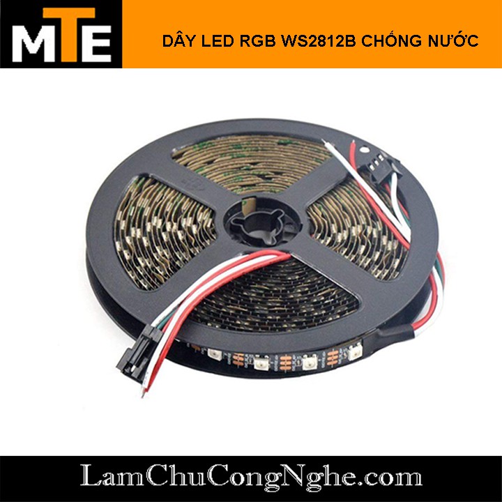 Dây 5 mét LED đổi màu RGB WS2812B 5V chống nước IP65