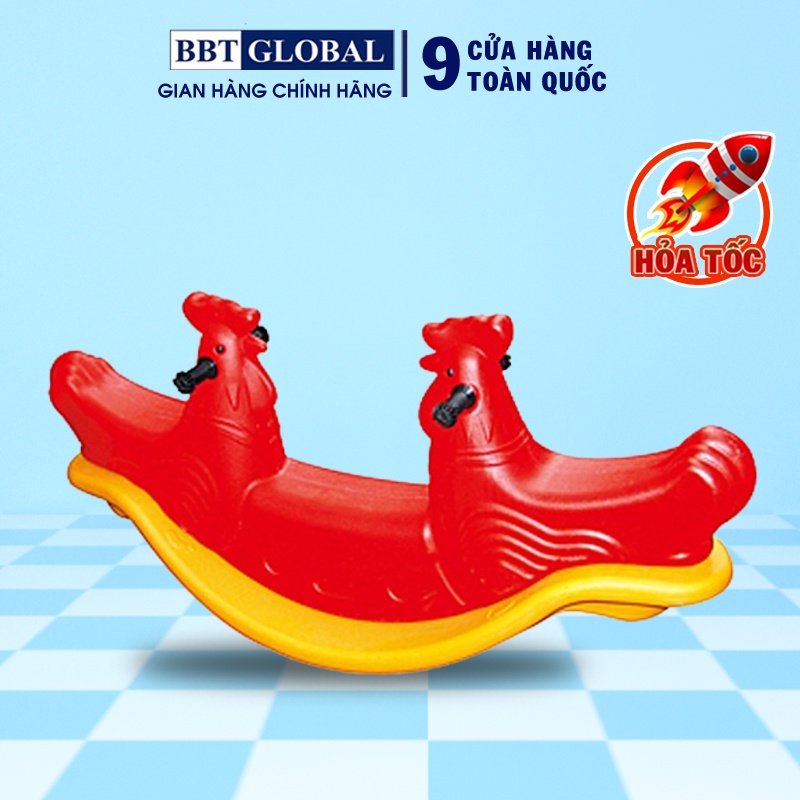 Đồ chơi vận động cho bé bập bênh đôi BBT GLobal RK-701