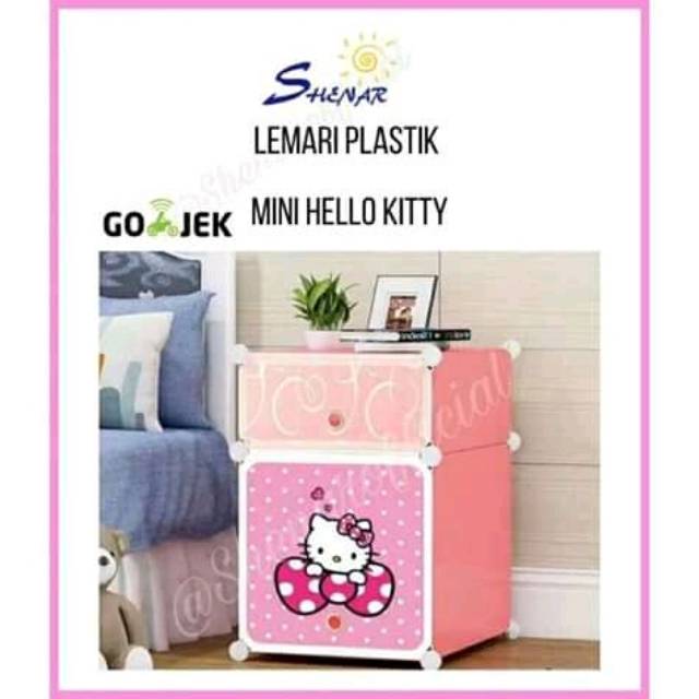 Tủ Quần Áo Mini 125,000 Ngăn Hình Hello Kitty