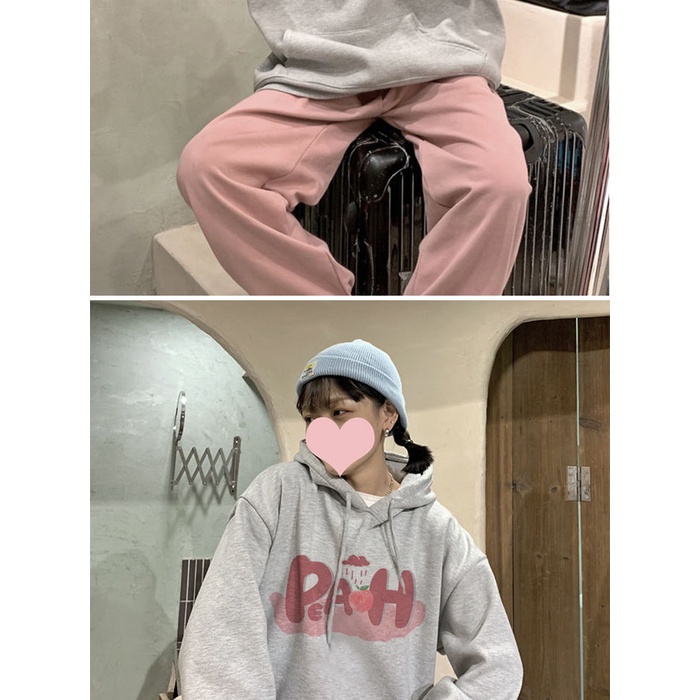 Áo Khoác Cotton Có Mũ Trùm Dáng Rộng Thời Trang Mùa Đông Phong Cách Hàn Quốc Cho Nữ