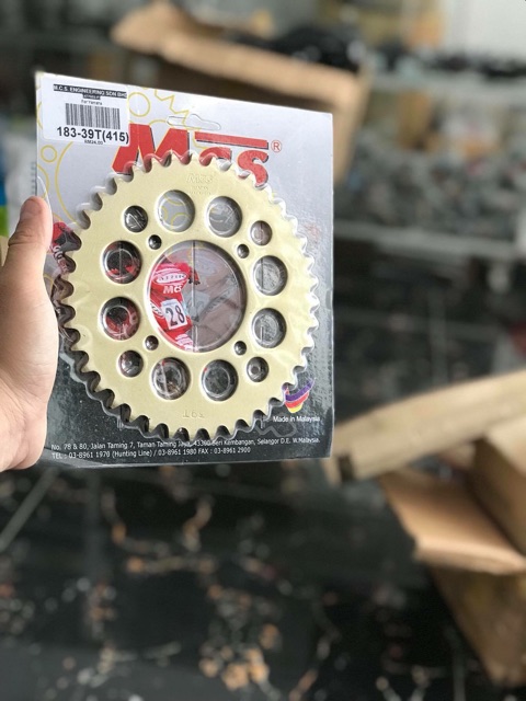Nhông sên dĩa chính hãng MCS