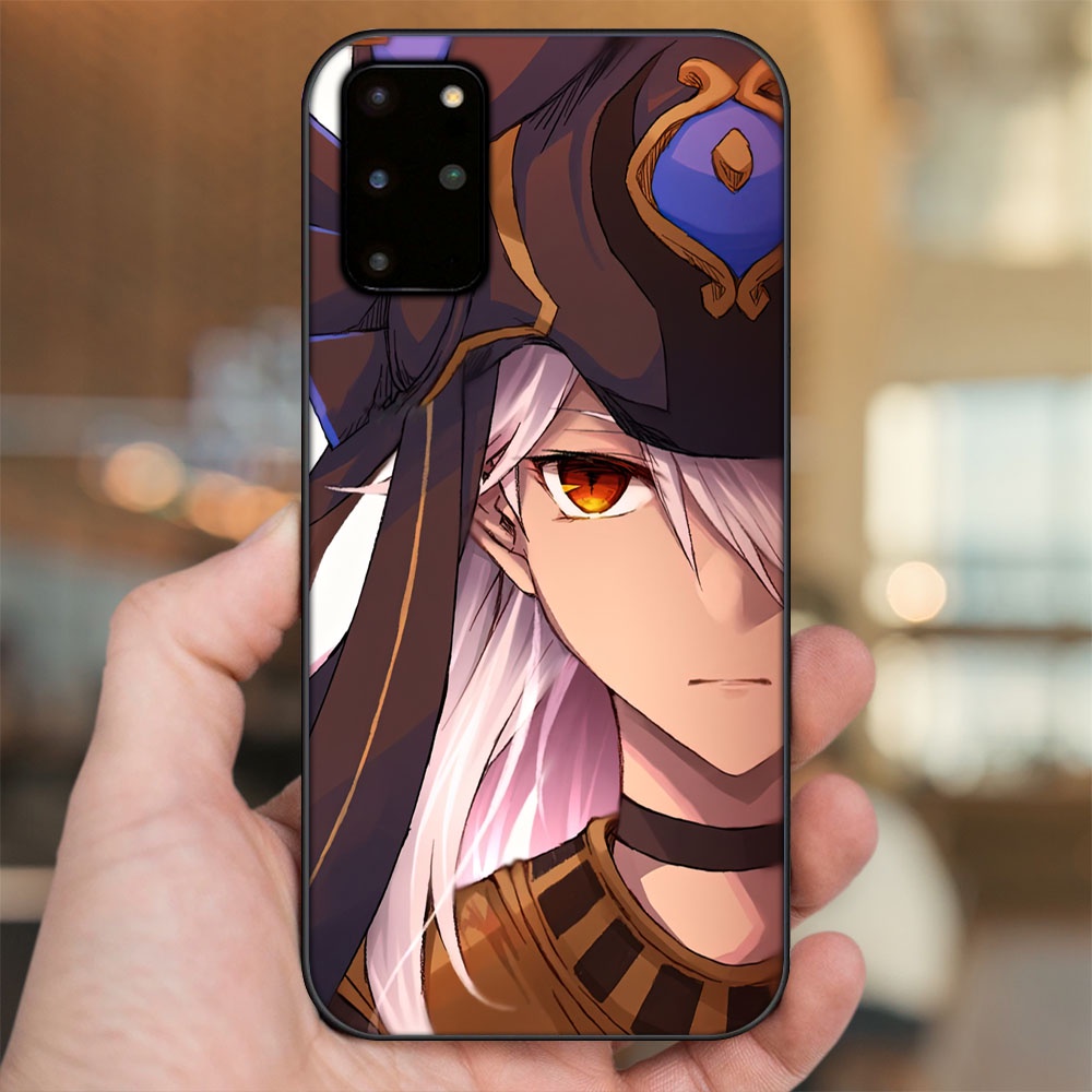 Ốp lưng Samsung S20 Plus viền đen in hình Cyno Genshin Impact