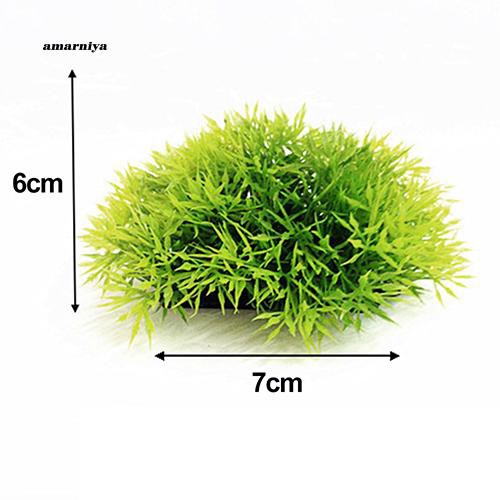 Cây giả màu sắc tươi sáng dùng để trang trí bể nuôi cá