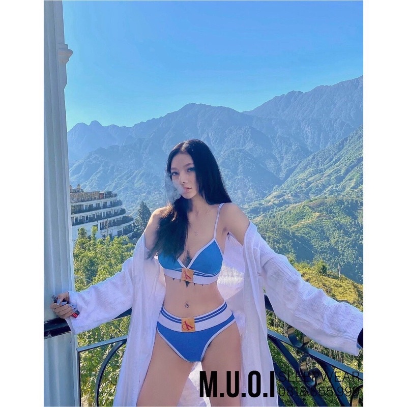 Set bikini cK 2 màu