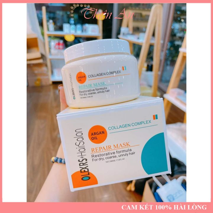 Kem Hấp Ủ Tóc Olexrs Collagen Anh 500ml - Phục Hồi Tóc, Chống Gãy Rụng, Tóc Nhuộm khô xơ, CHÍNH HÃNG 100%