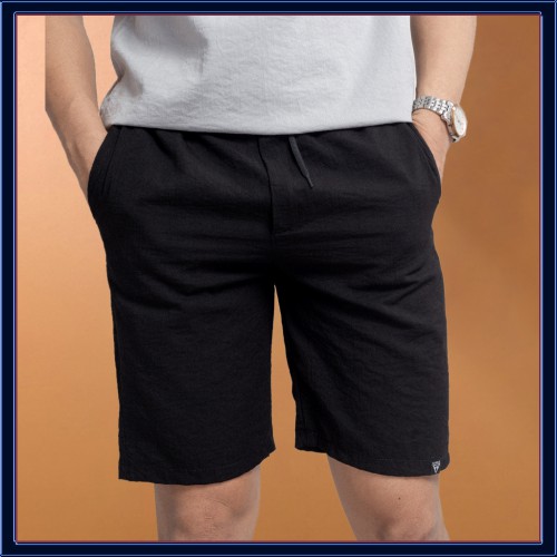 Quần Đùi Nam, Quần Short Chất Đũi Thái Thoáng Mát, Dáng Đẹp Tsimple (Nutty) ĐEN