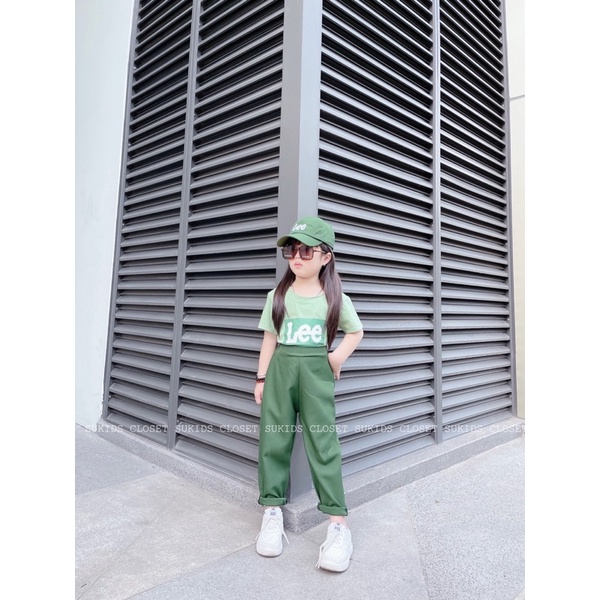 Set bộ Lee kèm mũ cho bé gái 15- 35kg