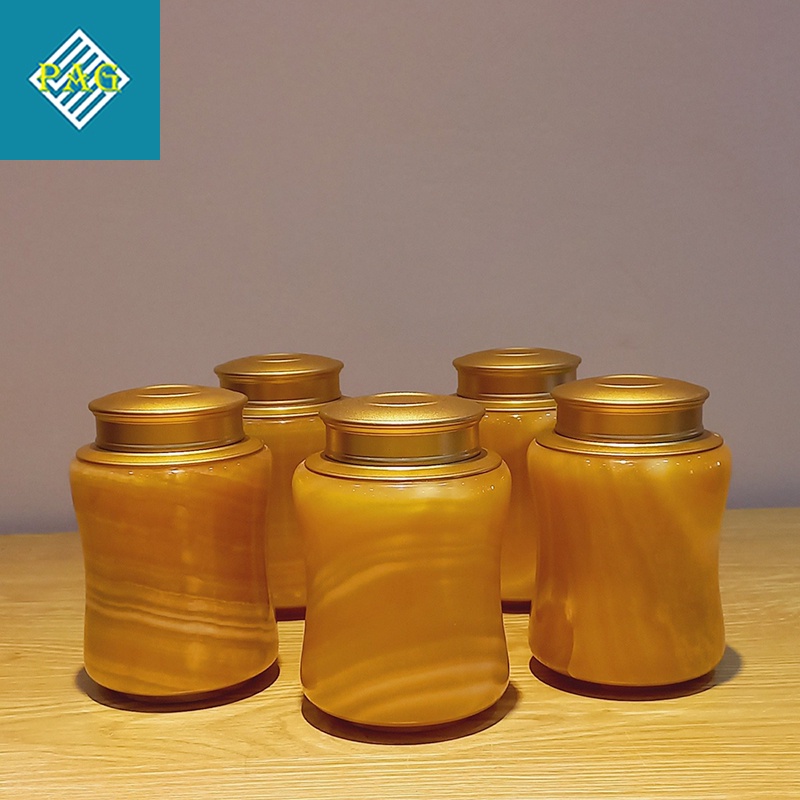 Hũ Đựng Trà Cao Cấp Bằng Đá Ngọc Hoàng Long Size 14 x 10cm