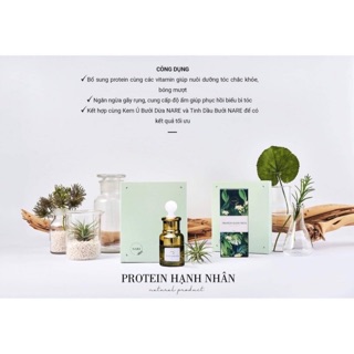Protein hạnh nhân - tinh chất kích thích mọc tóc