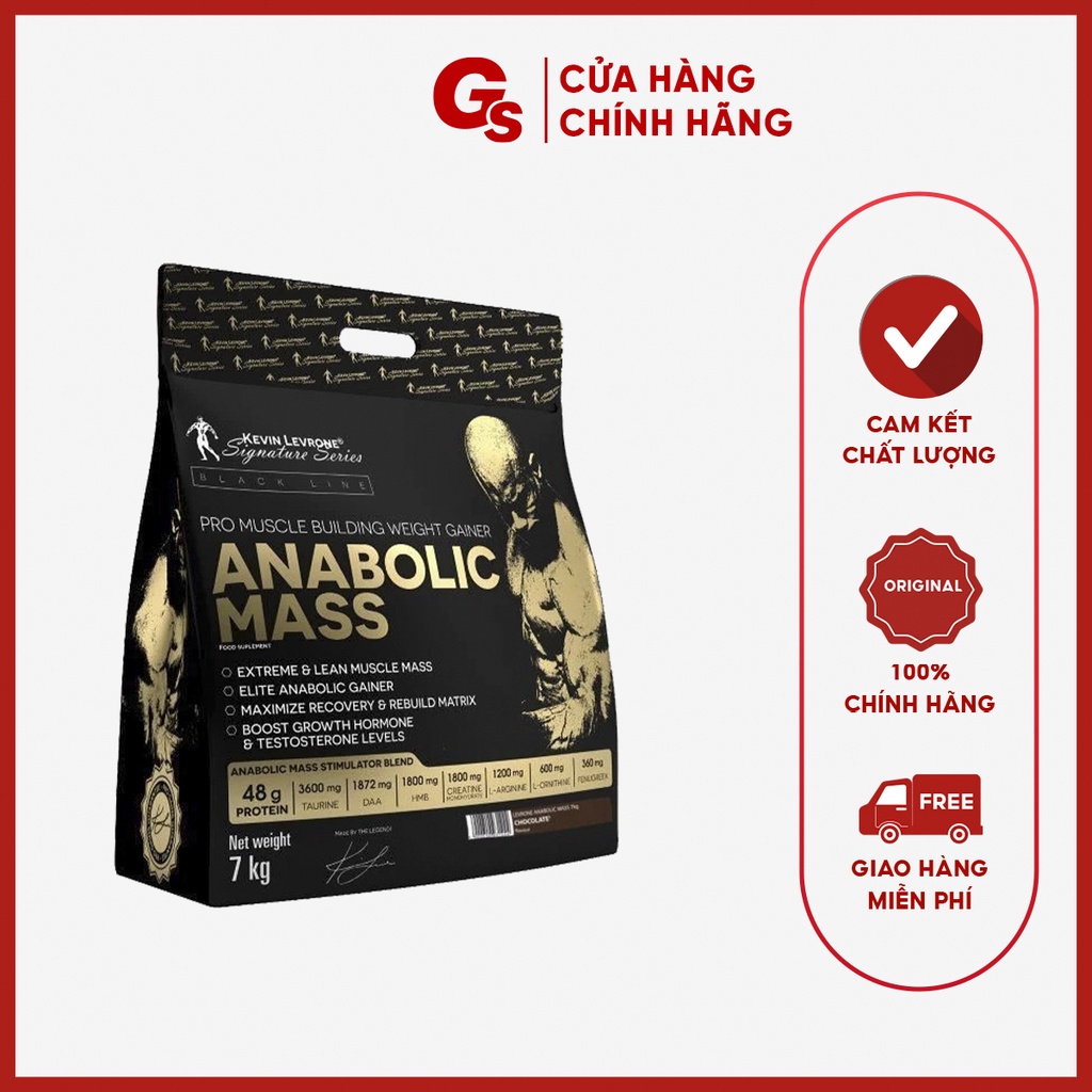 Sữa tăng cân nạc siêu cấp Kevin Levrone Anabolic Mass, 7.0 Kg (58 Servings)
