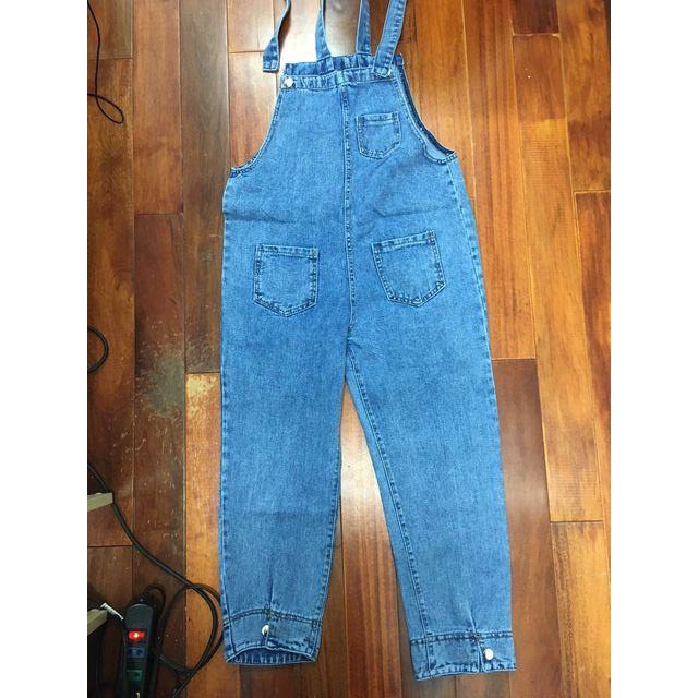 Quần Yếm Nữ Jean Xanh, Yếm Bò Dáng Suông Túi Trước Hàng Quảng Châu Loại 1 Siêu Đẹp Dành Cho Phái Nữ. | BigBuy360 - bigbuy360.vn