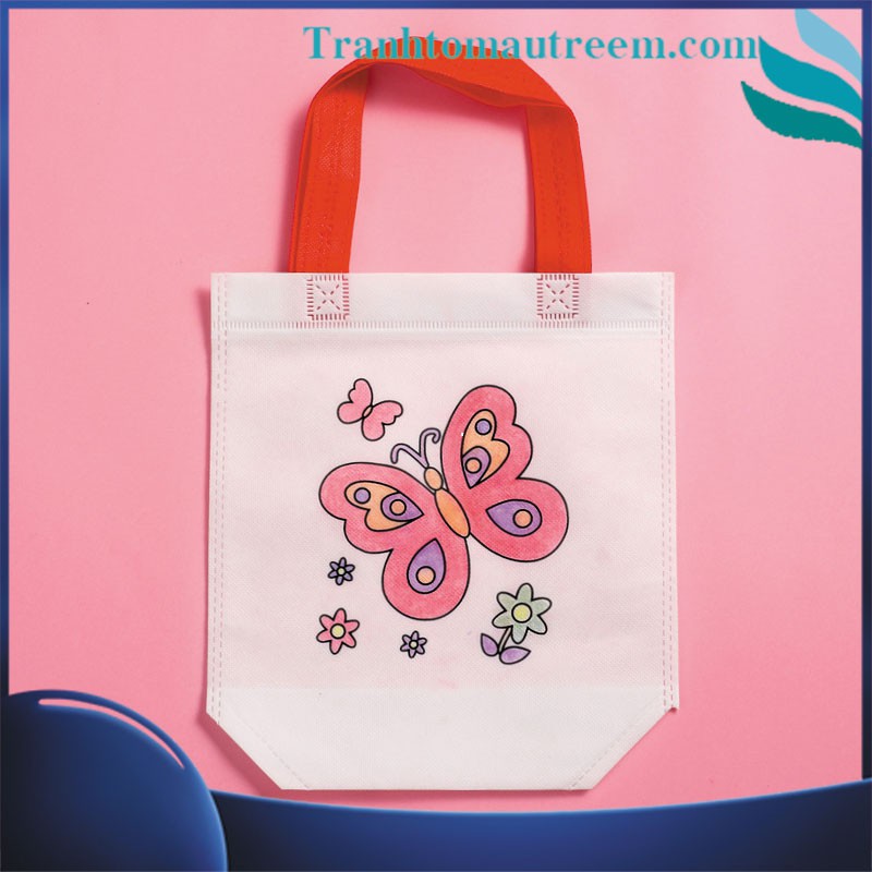 Túi Vải Vẽ Tô Màu Đựng Sách Vở Cho Bé