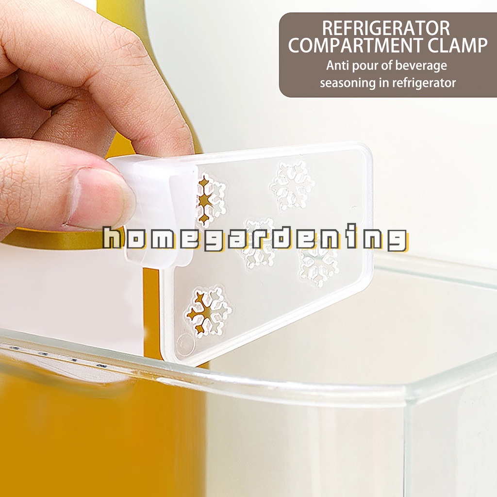 Set 4 Tấm Chia Ngăn Tủ Lạnh Bằng Nhựa Tiện Dụng