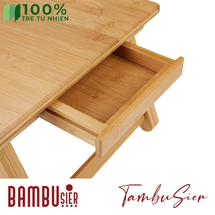 [BAMBOO] Bàn để laptop gỗ tre đa năng gấp gọn chân rút dài tăng chiều cao - bàn kê laptop 100% tre tự nhiên [TABLIX-02]