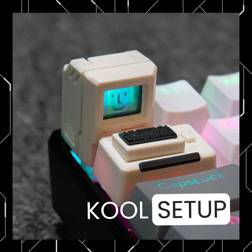 NÚT KEYCAP ESC MACINTOSH 1981 DÀNH CHO BÀN PHÍM CƠ XUYÊN LED ABS