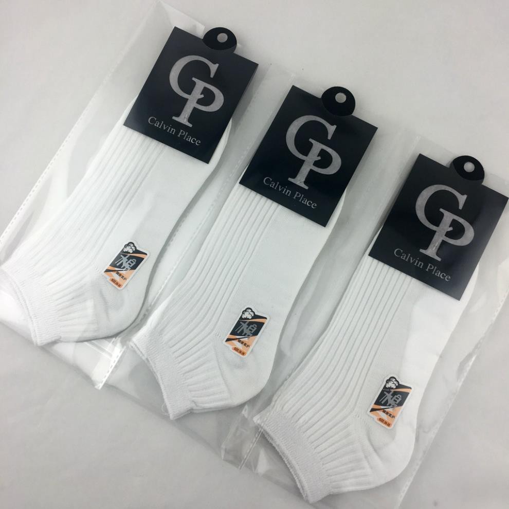 Tất nam cổ ngắn SOLANO vớ nam cao cấp gân chim cotton co giãn CP đi giày da, thể thao chạy bộ, tập gym FAS-001348