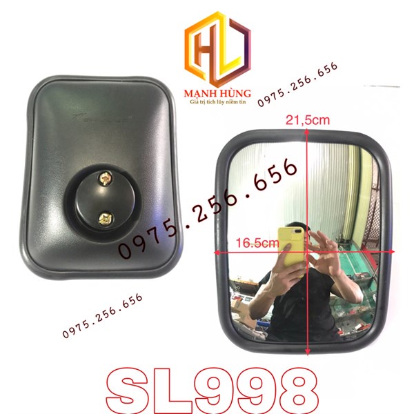 Gương 998 ô tô, gương chiếu hậu gươnng cầu huyndai phụ tùng hùng lỳ